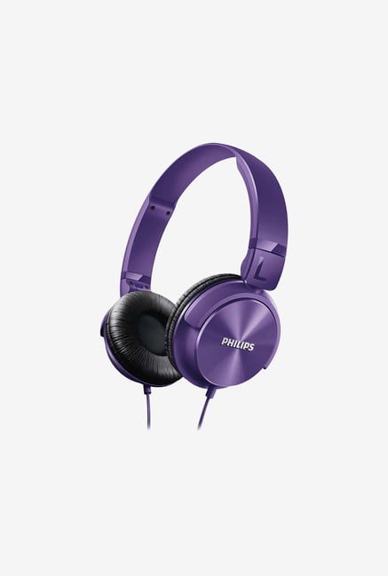 Philips Dynamic SHL3060BK Over Ear Headphone Purple Philips Dynamic SHL3060BK Over Ear Headphone Purple