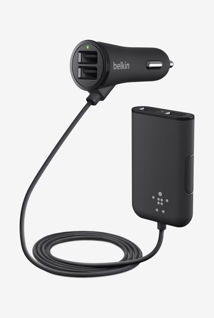 Belkin Road Rockstar 4 port F8M935bt06-BLK Passenger Car Charger Black Belkin Road Rockstar 4 port F8M935bt06-BLK Passenger Car Charger Black