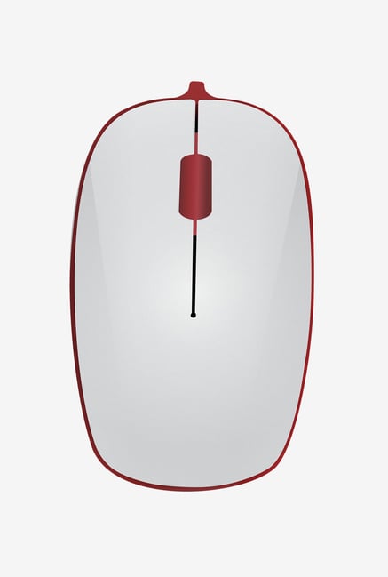 Portronics Hanger POR 285 Wired Optical Mouse White & Red Portronics Hanger POR 285 Wired Optical Mouse White & Red