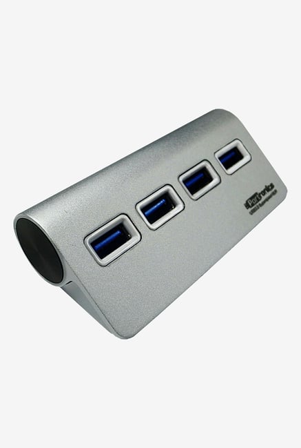 Portronics USB 3.0 POR 465 Superspeed HUB Grey Portronics USB 3.0 POR 465 Superspeed HUB Grey