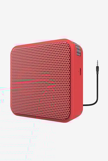 Portronics Cubix II POR-511 Portable Speaker Red Portronics Cubix II POR-511 Portable Speaker Red