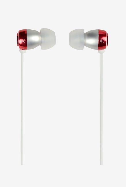 Digitek Stereo DE 201 In-Ear Headphone White and Red Digitek Stereo DE 201 In-Ear Headphone White and Red