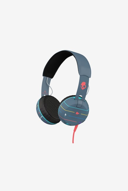 Skullcandy Grind Stripes S5GRHT-469 Headphone Navy Blue Skullcandy Grind Stripes S5GRHT-469 Headphone Navy Blue