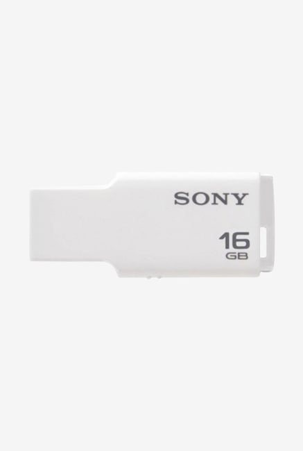 Sony USM16GM/W 16 GB Pen Drive White Sony USM16GM/W 16 GB Pen Drive White