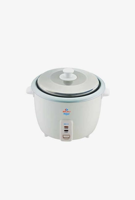 Bajaj Majesty 1.8L RCX18 Electric Rice Cooker White Bajaj Majesty 1.8L RCX18 Electric Rice Cooker White