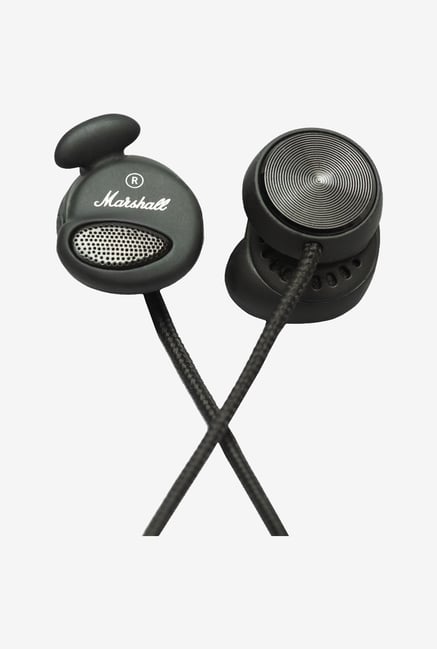 Marshall Minor In The Ear Headphones Black Marshall Minor In The Ear Headphones Black