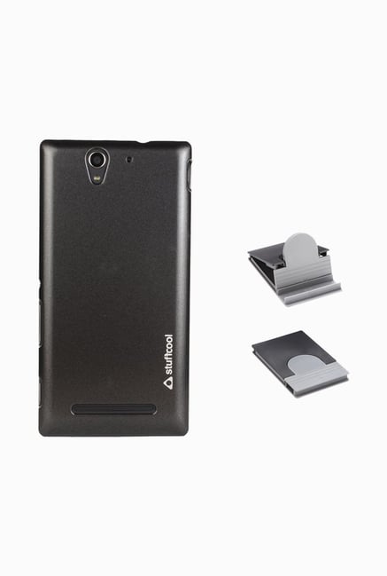 Stuffcool EMSYC3 Back Case for Sony Xperia C3/C3 Dual Black Stuffcool EMSYC3 Back Case for Sony Xperia C3/C3 Dual Black
