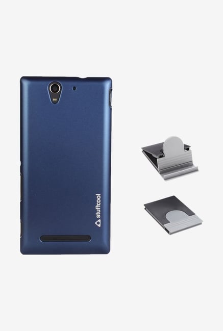 Stuffcool EMSYC3 Back Case for Sony Xperia C3/C3 Dual Blue Stuffcool EMSYC3 Back Case for Sony Xperia C3/C3 Dual Blue