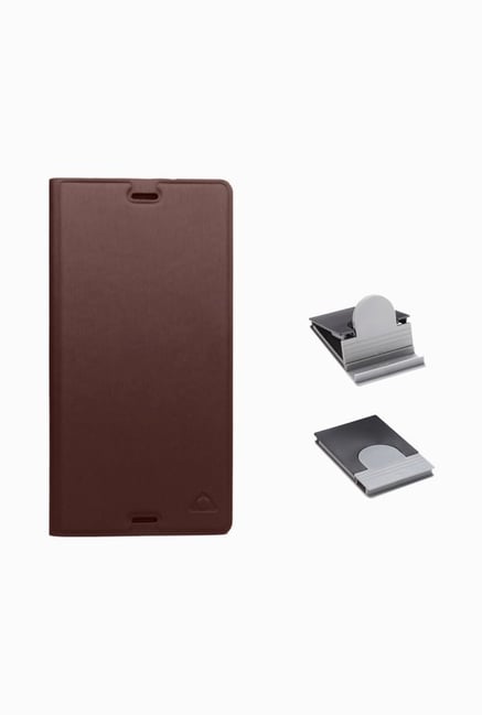 Stuffcool CRSYZ3 Flip Cover for Sony Xperia Z3 Brown Stuffcool CRSYZ3 Flip Cover for Sony Xperia Z3 Brown