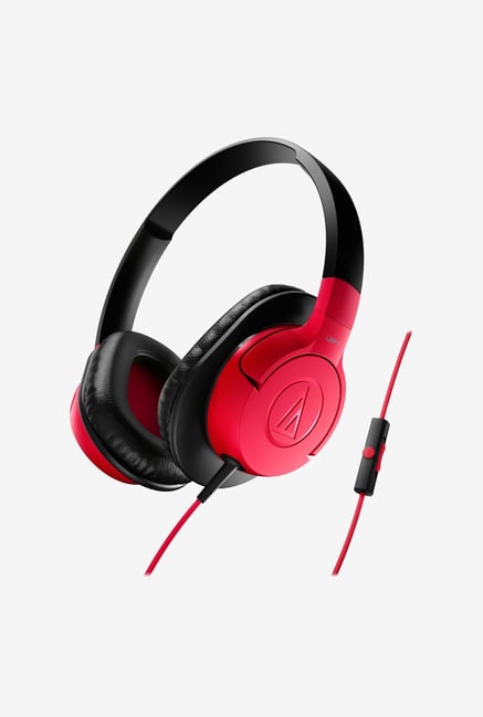 Audio-Technica ATH-AX1iS Headphones Red Audio-Technica ATH-AX1iS Headphones Red