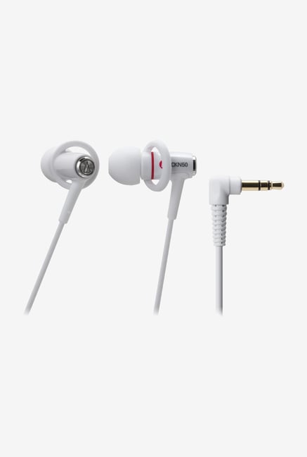 Audio-Technica CKN50 In The Ear Headphones White Audio-Technica CKN50 In The Ear Headphones White