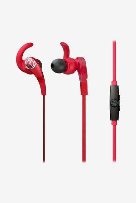 Audio-Technica CKX7iS In The Ear Headphones Red Audio-Technica CKX7iS In The Ear Headphones Red