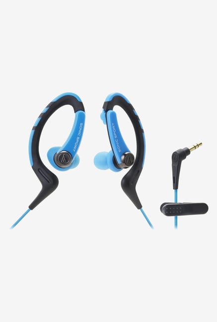 Audio-Technica SPORT1 In The Ear Headphones Blue Audio-Technica SPORT1 In The Ear Headphones Blue