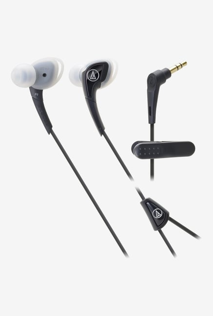 Audio-Technica SPORT2 In The Ear Headphones Black Audio-Technica SPORT2 In The Ear Headphones Black