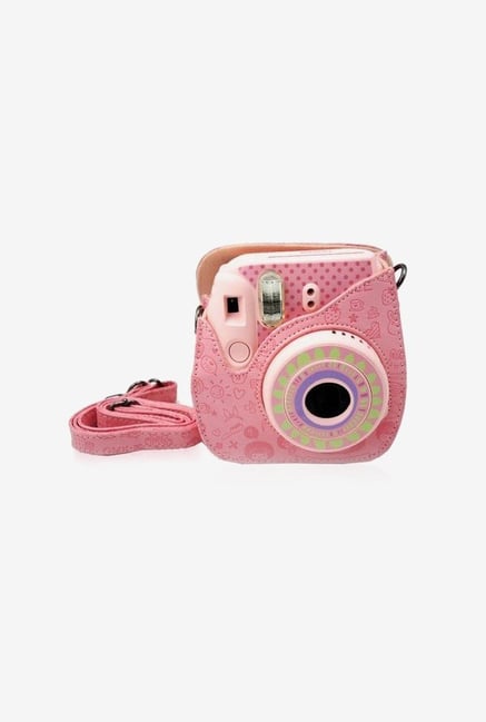 Dsstyles Instax mini 8 case Leather Case Pink Dsstyles Instax mini 8 case Leather Case Pink