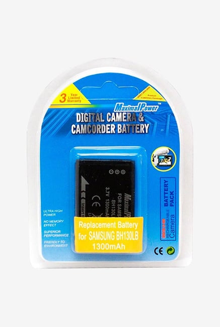 Maximal Power Db Sam Bh130Lb Lithium-Ion Replacement Battery - Black Maximal Power Db Sam Bh130Lb Lithium-Ion Replacement Battery - Black