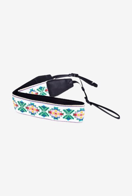 Cowboy Studio CAM7409 Shoulder Neck Strap White and Green Cowboy Studio CAM7409 Shoulder Neck Strap White and Green