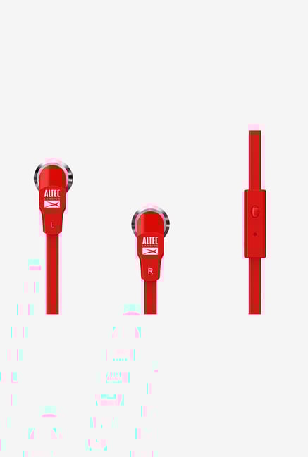 Altec Lansing MZX145-RED In-Ear Earphone Red Altec Lansing MZX145-RED In-Ear Earphone Red