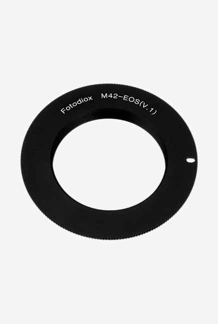 Fotodiox 07LAm42eosB Lens Mount Adapter Black Fotodiox 07LAm42eosB Lens Mount Adapter Black