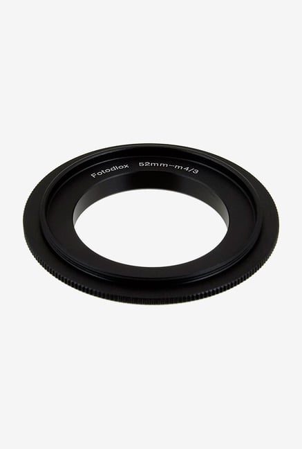 Fotodiox 10-Reverse-MFT-52 Adapter Ring Black Fotodiox 10-Reverse-MFT-52 Adapter Ring Black