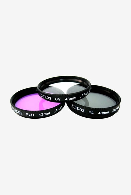 Zeikos 43mm Multi-Coated ZE-FLK43 Filter Kit (3 Piece) Zeikos 43mm Multi-Coated ZE-FLK43 Filter Kit (3 Piece)