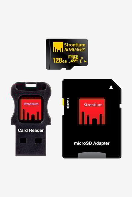 Strontium Nitro MicroSDHC 128 GB Memory Card Yellow Strontium Nitro MicroSDHC 128 GB Memory Card Yellow