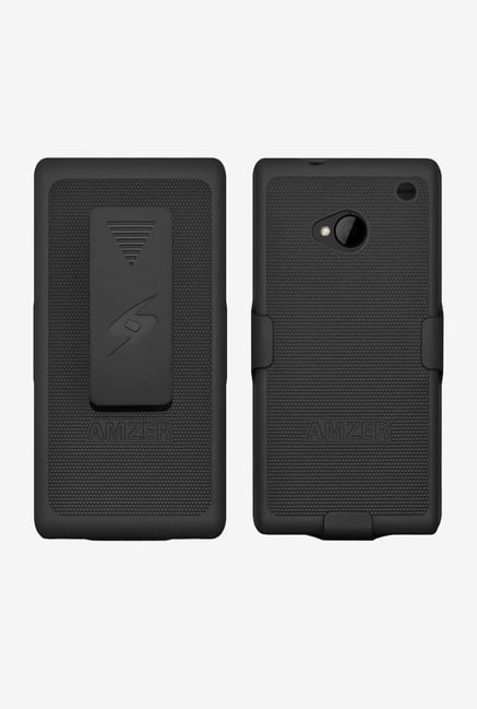 Amzer Shellster Shell Case Black for HTC One M7 Amzer Shellster Shell Case Black for HTC One M7