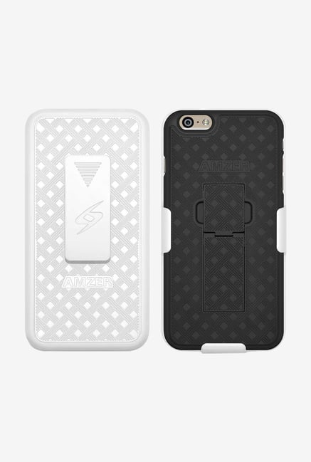 Amzer Shellster Case with Kickstand White/Black for iPhone 6 Amzer Shellster Case with Kickstand White/Black for iPhone 6