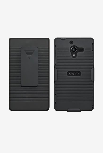 Amzer Shellster Shell Case Black for Xperia ZL Amzer Shellster Shell Case Black for Xperia ZL