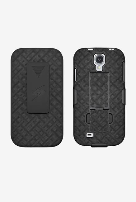 Amzer Shellster Case with Kickstand Black for Galaxy S4 Amzer Shellster Case with Kickstand Black for Galaxy S4