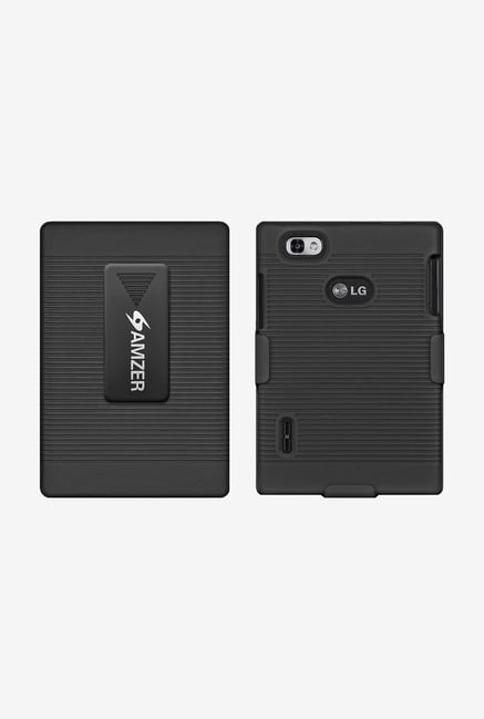 Amzer Shellster Shell Case Black for LG Optimus VU Amzer Shellster Shell Case Black for LG Optimus VU