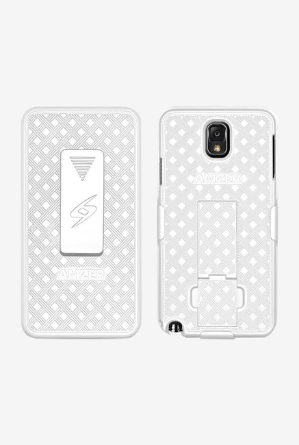 Amzer Shellster Case with Kickstand White for Galaxy Note 3 Amzer Shellster Case with Kickstand White for Galaxy Note 3