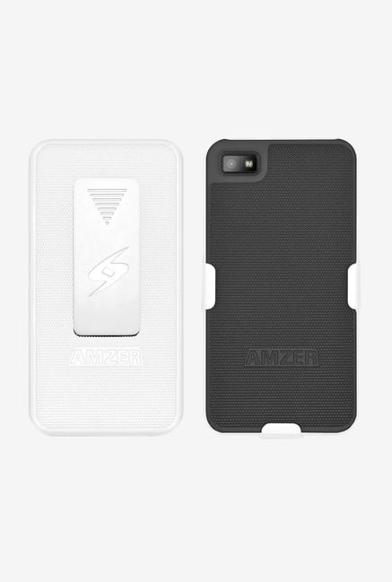 Amzer Shellster Shell Case White & Black for BlackBerry Z10 Amzer Shellster Shell Case White & Black for BlackBerry Z10