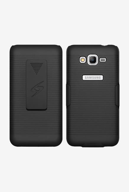 Amzer Shellster Shell Case Black for Galaxy Grand Prime Amzer Shellster Shell Case Black for Galaxy Grand Prime