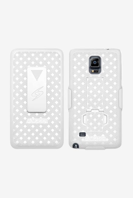 Amzer Shellster Case with Kickstand White for Galaxy Note 4 Amzer Shellster Case with Kickstand White for Galaxy Note 4