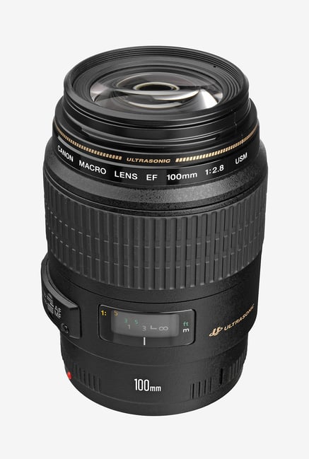 Canon EF 100mm f/2.8 Macro USM Lens Black Canon EF 100mm f/2.8 Macro USM Lens Black