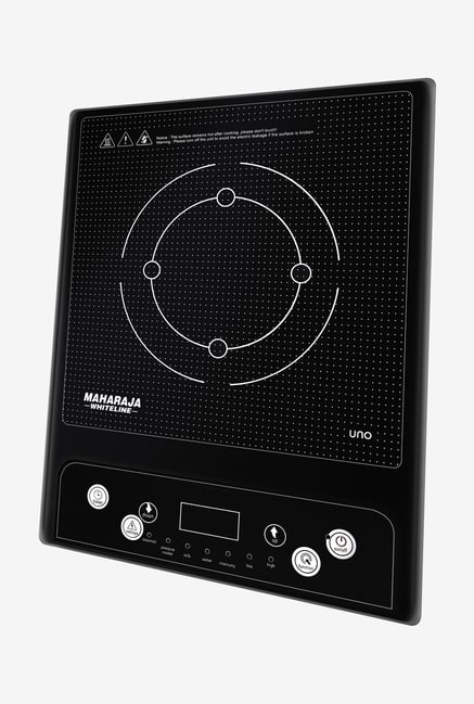 Maharaja Whiteline Uno 1400 Watts Induction Cooktop Black Maharaja Whiteline Uno 1400 Watts Induction Cooktop Black