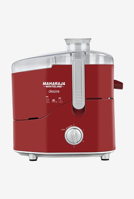 Maharaja Whiteline Desire 550W Juicer Extractor Red Maharaja Whiteline Desire 550W Juicer Extractor Red