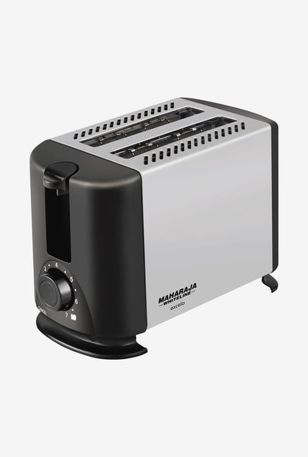 Maharaja Whiteline Excelo PT-101 2 Slice Pop-Up Toaster Grey Maharaja Whiteline Excelo PT-101 2 Slice Pop-Up Toaster Grey