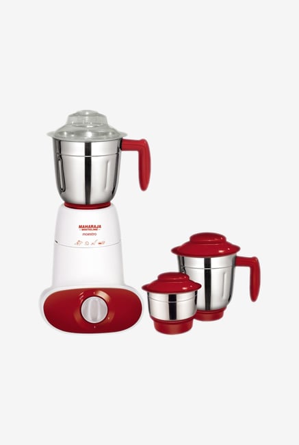Maharaja Whiteline Maestro 600W Mixer Grinder White Maharaja Whiteline Maestro 600W Mixer Grinder White