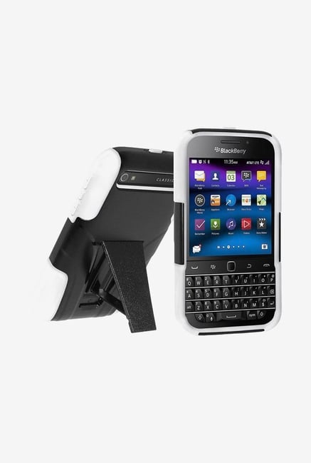 Amzer Dual Layer Hybrid Case Black & White for BB Classic Amzer Dual Layer Hybrid Case Black & White for BB Classic