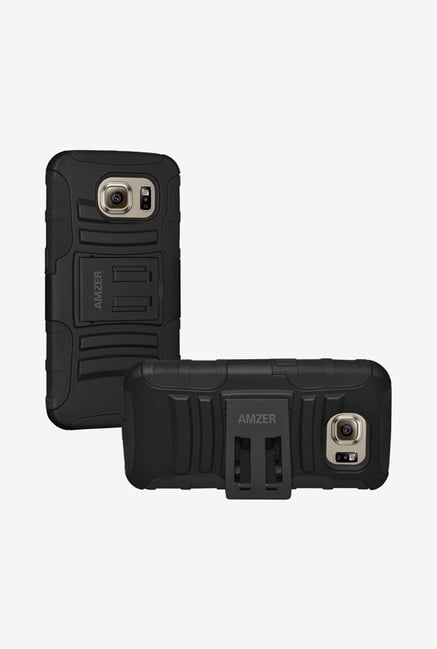 Amzer Hybrid Kickstand Case Black for Samsung S6 Amzer Hybrid Kickstand Case Black for Samsung S6