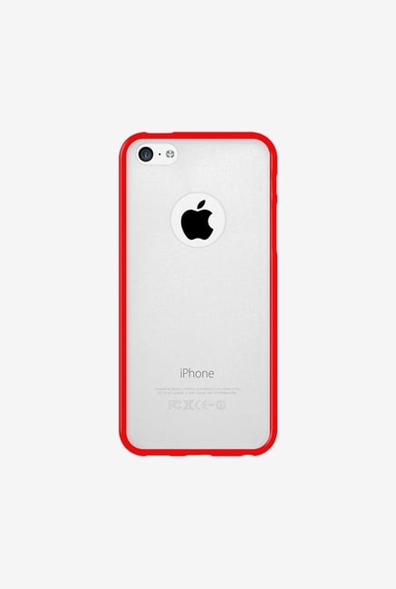 Amzer SlimGrip Hybrid Case Cloudy & Red for iPhone 5C Amzer SlimGrip Hybrid Case Cloudy & Red for iPhone 5C
