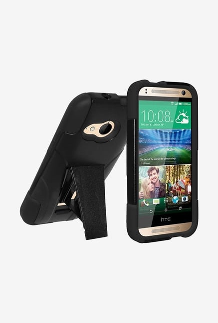 Amzer Dual Layer Hybrid Case Black for HTC One Mini 2 Amzer Dual Layer Hybrid Case Black for HTC One Mini 2