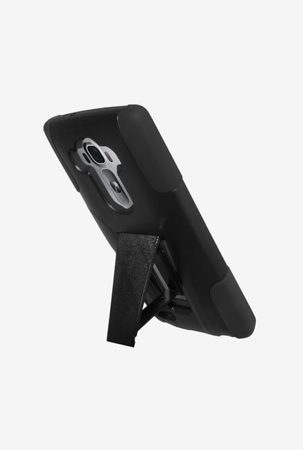 Amzer Dual Layer Hybrid KickStand Case Black for LG G4 Amzer Dual Layer Hybrid KickStand Case Black for LG G4