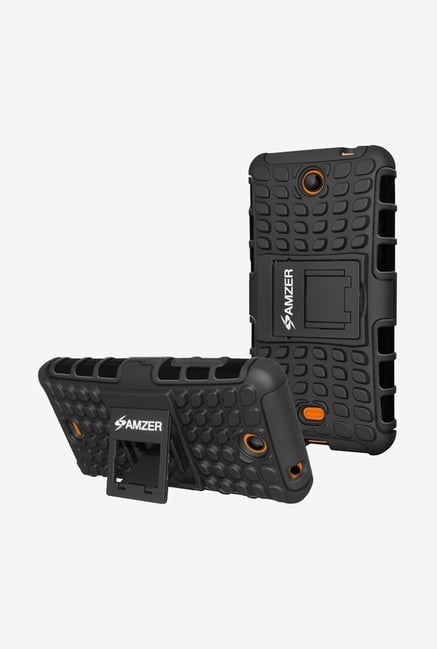 Amzer Hybrid Warrior Case Black for Lumia 430 Amzer Hybrid Warrior Case Black for Lumia 430