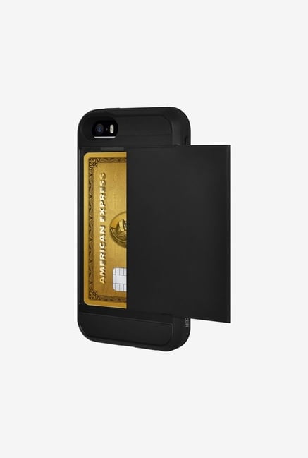 Amzer Full Body Hybrid Credit Card Case Black for iPhone 5 Amzer Full Body Hybrid Credit Card Case Black for iPhone 5