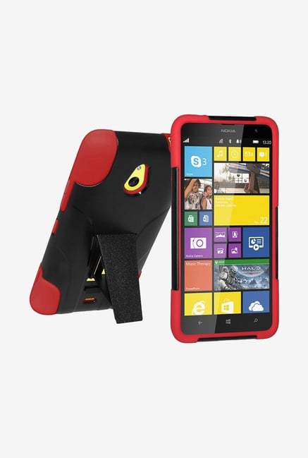Amzer Dual Layer Hybrid Case Black & Red for Lumia 1320 Amzer Dual Layer Hybrid Case Black & Red for Lumia 1320