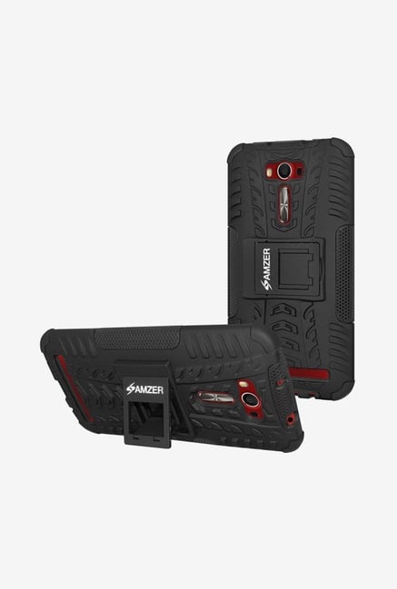 Amzer Hybrid Warrior Case Black for Zenfone 2 Laser Amzer Hybrid Warrior Case Black for Zenfone 2 Laser