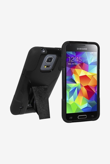 Amzer Dual Layer Hybrid Case Black for Samsung S5 mini Amzer Dual Layer Hybrid Case Black for Samsung S5 mini